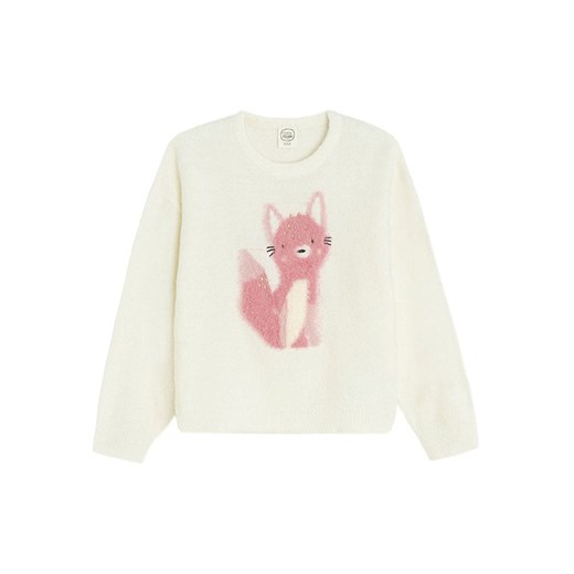 COOL CLUB Sweter w kolorze kremowym ze sklepu Limango Polska w kategorii Swetry dziewczęce - zdjęcie 178373825