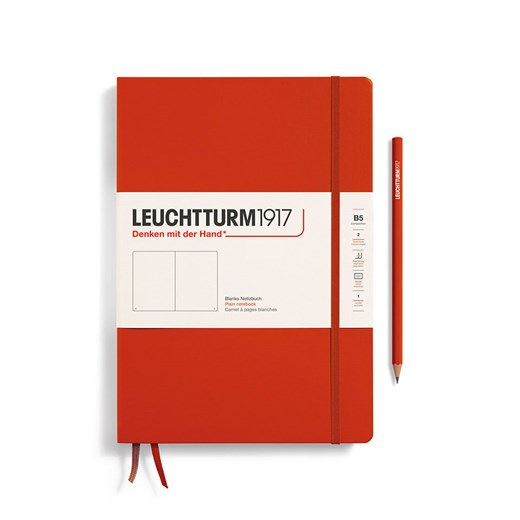 LEUCHTTURM1917 Notatnik w kolorze czerwonym - B5 ze sklepu Limango Polska w kategorii Akcesoria biurowe - zdjęcie 178373879