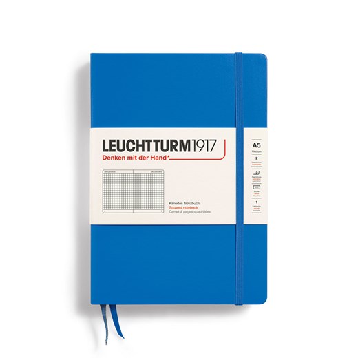 LEUCHTTURM1917 Notatnik w kolorze niebieskim w kratkę ze sklepu Limango Polska w kategorii Akcesoria biurowe - zdjęcie 178373888