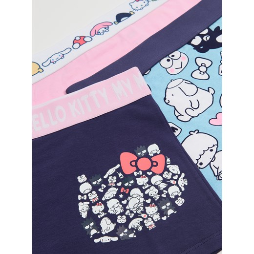 Cropp - 3 pack bokserek z Hello Kitty & Friends - wielobarwny Cropp XL Cropp