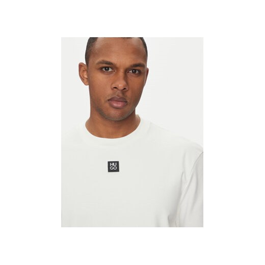 HUGO T-Shirt Dalile 50505201 Écru Regular Fit XS MODIVO