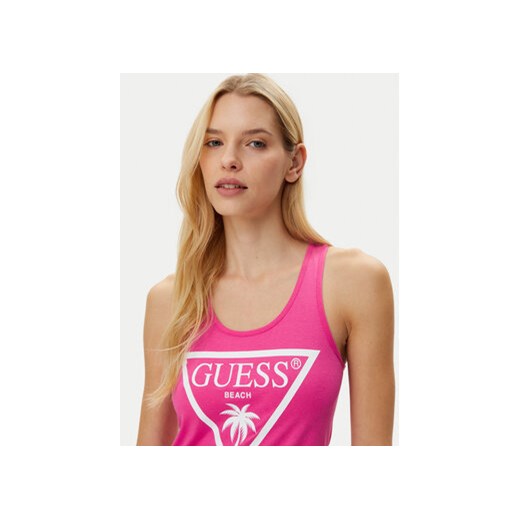 Guess Sukienka codzienna E3GP03 JA914 Czerwony Regular Fit Guess XL MODIVO