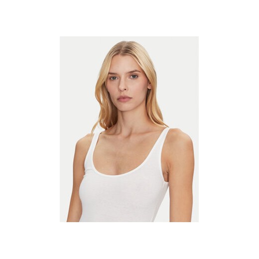 Mustang Top Lynn 1013930 Biały Slim Fit Mustang XS MODIVO