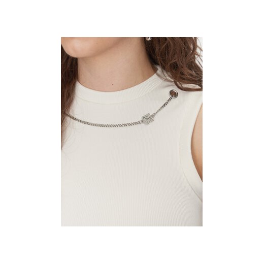 HUGO Top Delanive 50534050 Écru Slim Fit XS MODIVO