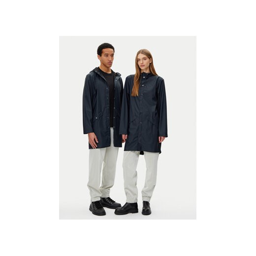 Rains Kurtka przeciwdeszczowa Unisex 12020 Granatowy Regular Fit Rains XS MODIVO