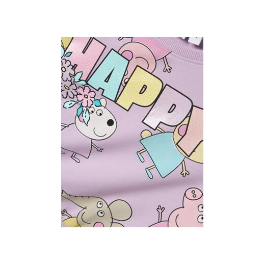 NAME IT Bluza Fira Peppa 13240631 Fioletowy Regular Fit Name It 98 MODIVO