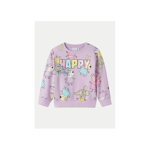 NAME IT Bluza Fira Peppa 13240631 Fioletowy Regular Fit Name It 116 MODIVO