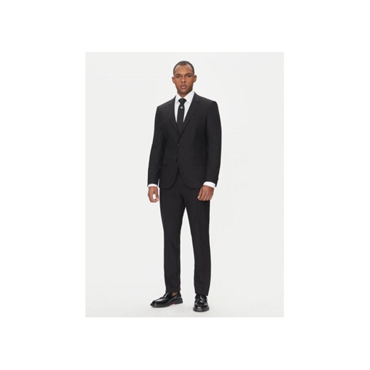 HUGO Garnitur Henry/Getlin232X 50530116 Czarny Slim Fit ze sklepu MODIVO w kategorii Garnitury męskie - zdjęcie 178381365