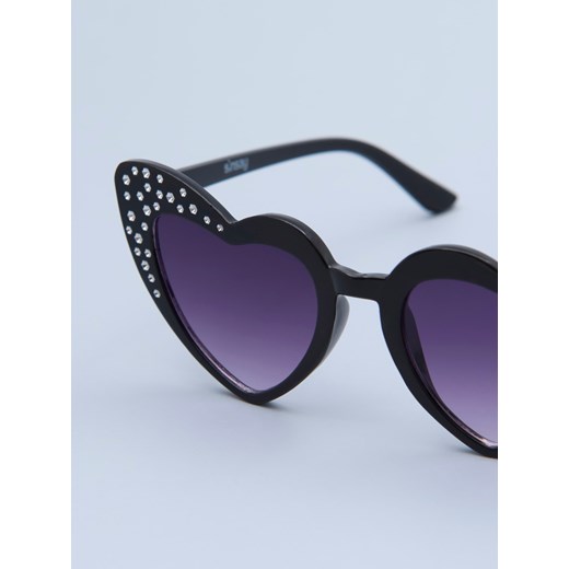 Sinsay - Okulary przeciwsłoneczne - czarny Sinsay One Size Sinsay