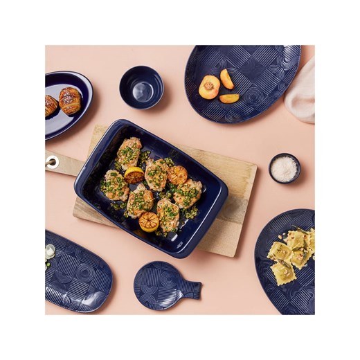 Maxwell &amp; Williams Formy (4 szt.) w kolorze niebieskim do zapiekania - Ø 8,5 Maxwell & Williams onesize wyprzedaż Limango Polska