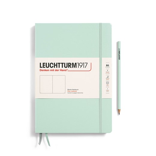 LEUCHTTURM1917 Notatnik w kolorze miętowym - B5 ze sklepu Limango Polska w kategorii Akcesoria biurowe - zdjęcie 178382619