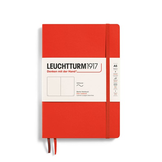 LEUCHTTURM1917 Notatnik w kolorze czerwonym - A5 ze sklepu Limango Polska w kategorii Akcesoria biurowe - zdjęcie 178382626