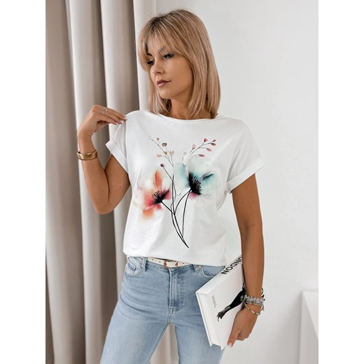 bluzka glavion biała one size ze sklepu UBRA w kategorii Bluzki damskie - zdjęcie 178383805