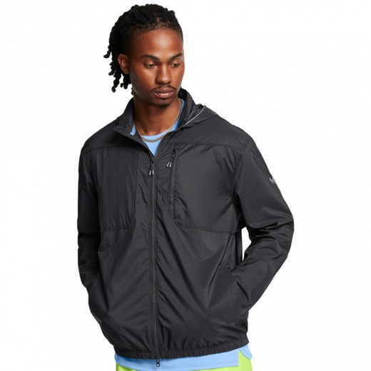 Męska kurtka do biegania Under Armour UA Trail Run Jacket - czarna ze sklepu Sportstylestory.com w kategorii Kurtki męskie - zdjęcie 178384399