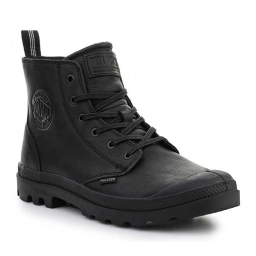 Buty Palladium Pampa Zip Lth Ess 76888-008-M czarne ze sklepu ButyModne.pl w kategorii Buty zimowe męskie - zdjęcie 178385037