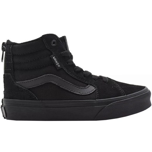 Buty Vans Yt Filmore Hi Zip Jr VN0A5HZFGL4 czarne ze sklepu ButyModne.pl w kategorii Trampki dziecięce - zdjęcie 178385126