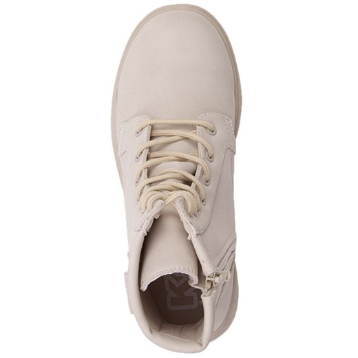 Buty Kappa Deenish 242885 1210 beżowy ze sklepu ButyModne.pl w kategorii Workery damskie - zdjęcie 178385127