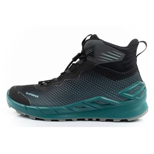 Buty Lowa Merger Mid 320432 7442 czarne ze sklepu ButyModne.pl w kategorii Buty trekkingowe dziecięce - zdjęcie 178385659