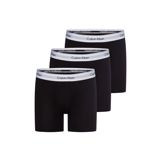 Calvin Klein Bokserki w 3-paku Mężczyźni Bawełna czarny jednolity ze sklepu vangraaf w kategorii Majtki męskie - zdjęcie 178389666