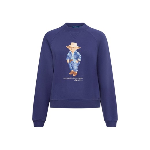 Polo Ralph Lauren Bluza damska Kobiety Bawełna granatowy jednolity ze sklepu vangraaf w kategorii Bluzy damskie - zdjęcie 178389668