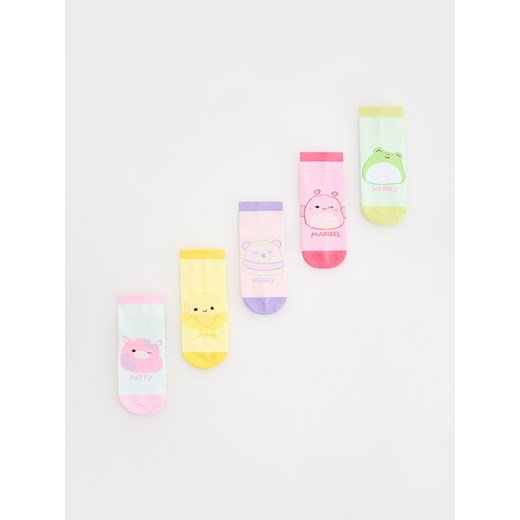 Reserved - Skarpetki Squishmallows 5 pack - wielobarwny ze sklepu Reserved w kategorii Skarpetki dziecięce - zdjęcie 178390665