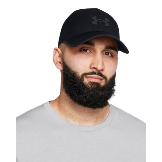 Czapka z daszkiem uniseks Under Armour StealthForm Uncrushable - czarna ze sklepu Sportstylestory.com w kategorii Czapki z daszkiem damskie - zdjęcie 178393368