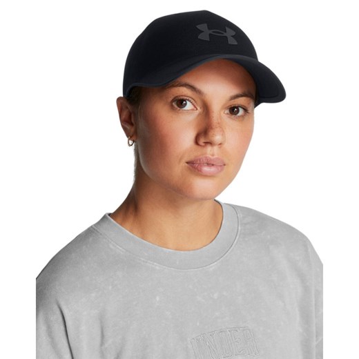 Czapka z daszkiem uniseks Under Armour StealthForm Uncrushable - czarna ze sklepu Sportstylestory.com w kategorii Czapki z daszkiem damskie - zdjęcie 178393369