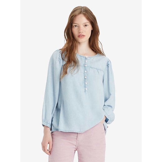 Levi&apos;s Bluzka dżinsowa w kolorze błękitnym ze sklepu Limango Polska w kategorii Bluzki damskie - zdjęcie 178393668