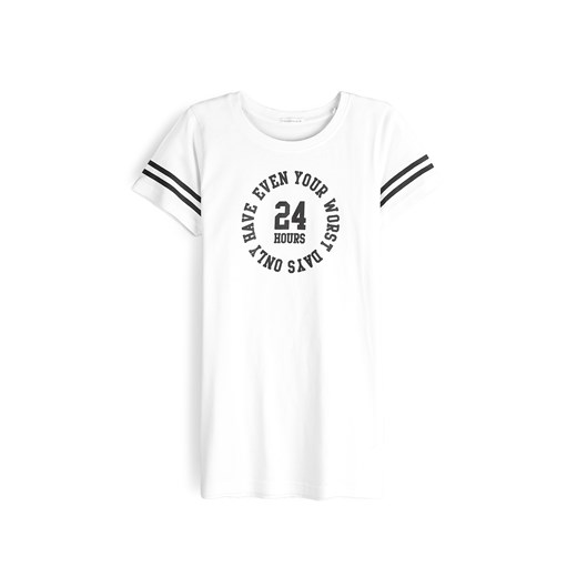 GATE T-shirt z bawełnianej dzianiny 34 ze sklepu gateshop w kategorii Bluzki damskie - zdjęcie 178397576