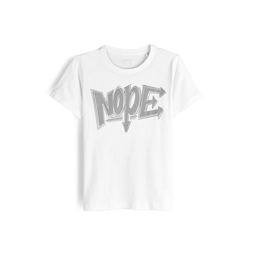 Biały t-shirt chłopięce Gate