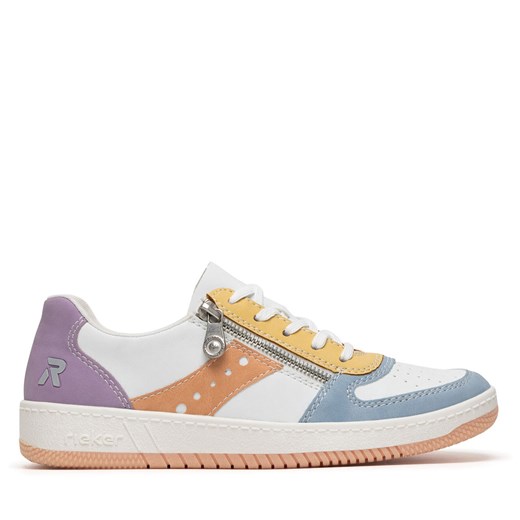 Buty sportowe damskie Rieker sneakersy wiązane 