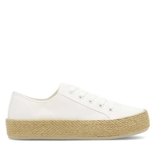 Espadryle damskie DeeZee z tkaniny wiązane casual 