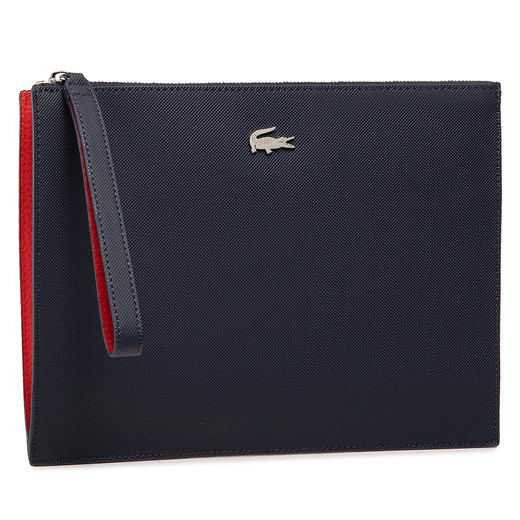 Torebka Lacoste Clutch NF2791AA Granatowy ze sklepu eobuwie.pl w kategorii Kopertówki - zdjęcie 178398707