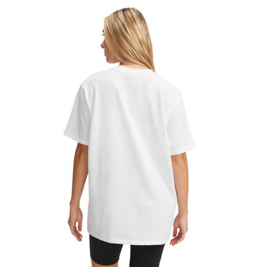 Damski t-shirt z nadrukiem Under Armour UA HWT OS 96 SS - biały ze sklepu Sportstylestory.com w kategorii Bluzki damskie - zdjęcie 178399996