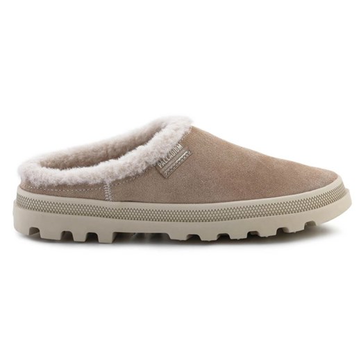 Buty Palladium Palladune Mule Warm 74337-271-M beżowy ze sklepu ButyModne.pl w kategorii Kapcie damskie - zdjęcie 178400376