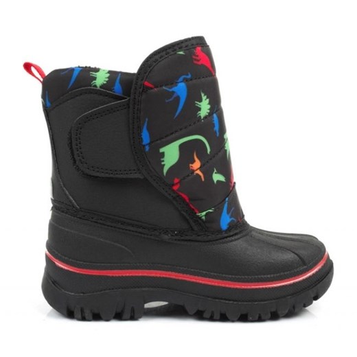 Buty Lee Cooper LCJ-24-44-2861 czarne ze sklepu ButyModne.pl w kategorii Buty zimowe dziecięce - zdjęcie 178400435