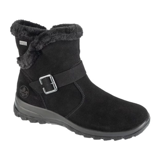 Buty Rieker Booties L7179-00 czarne ze sklepu ButyModne.pl w kategorii Śniegowce damskie - zdjęcie 178400486