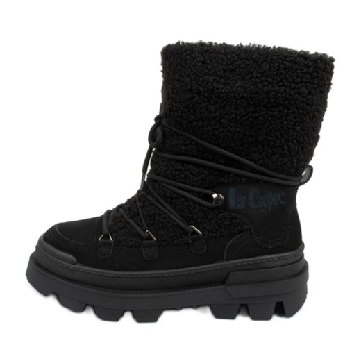 Buty śniegowce Lee Cooper LCJ-24-47-3148L czarne ze sklepu ButyModne.pl w kategorii Śniegowce damskie - zdjęcie 178400496