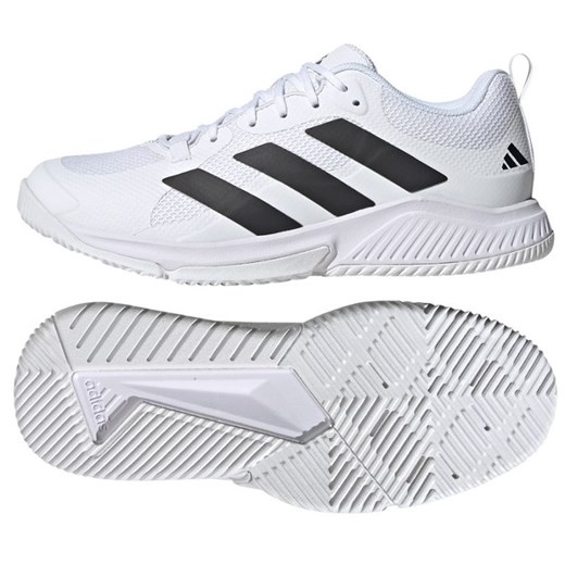 Buty do siatkówki adidas Court Team 2.0 HR1239 białe ze sklepu ButyModne.pl w kategorii Buty sportowe męskie - zdjęcie 178400899