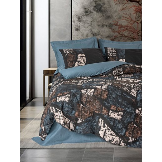 Colourful Cotton Komplet pościeli renforcé &quot;Senso&quot; w kolorze morsko-brązowym ze sklepu Limango Polska w kategorii Pościele - zdjęcie 178404135