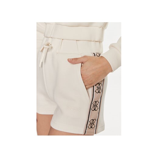 Guess Szorty sportowe Britney V3GD13 KB3P2 Écru Loose Fit Guess XXS MODIVO