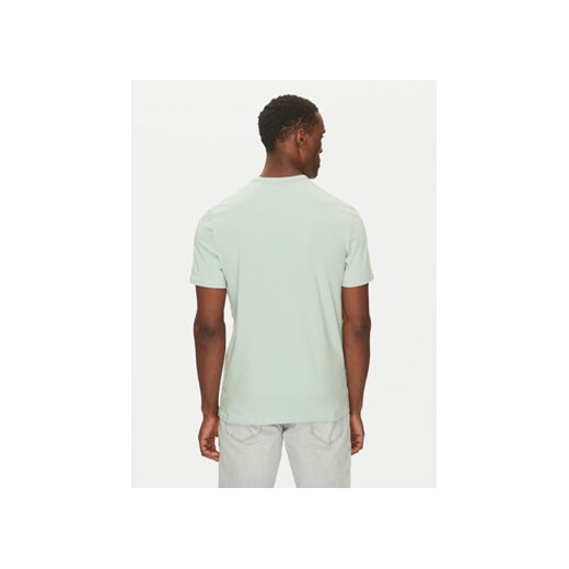 T-shirt męski Guess zielony z krótkim rękawem 