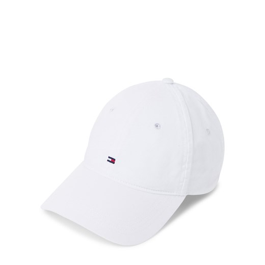 Tommy Hilfiger Czapka damska Kobiety Bawełna biały jednolity ze sklepu vangraaf w kategorii Czapki z daszkiem damskie - zdjęcie 178406767