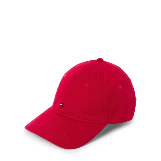 Tommy Hilfiger Czapka damska Kobiety Bawełna czerwony jednolity ze sklepu vangraaf w kategorii Czapki z daszkiem damskie - zdjęcie 178406769