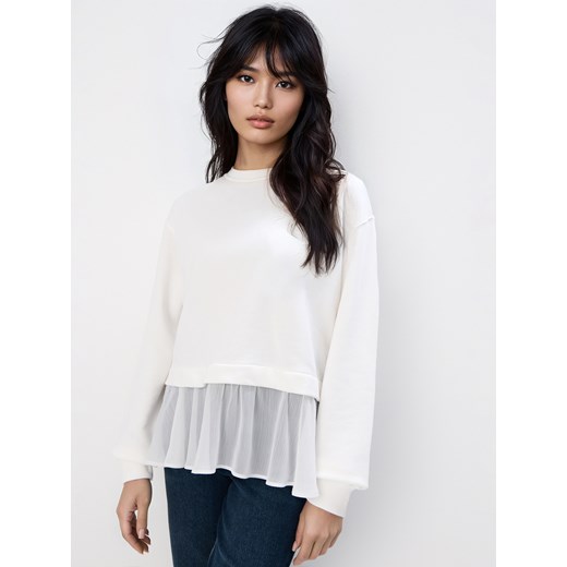 Bluza damska Mohito biała jesienna 
