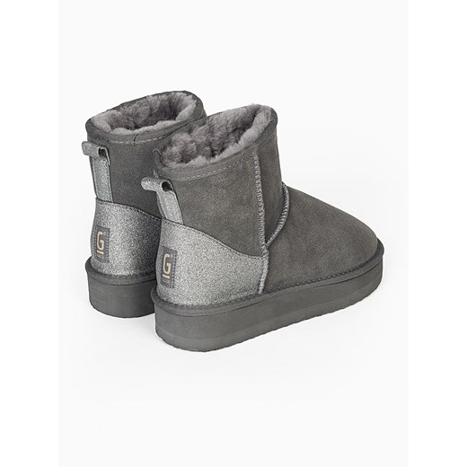 Śniegowce damskie Gooce na platformie z tkaniny casual 