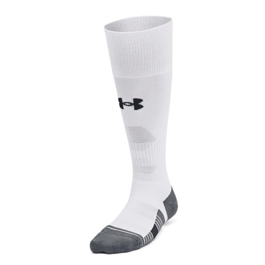Dziecięce skarpetki piłkarskie Under Armour Youth UA Magnetico 1pk OTC - białe ze sklepu Sportstylestory.com w kategorii Skarpetki dziecięce - zdjęcie 178409658