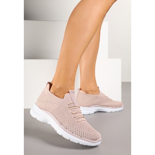 Różowe Buty Sportowe Sneakersy z Elastyczną Cholewką Tataliona ze sklepu born2be.pl w kategorii Buty sportowe damskie - zdjęcie 178413598
