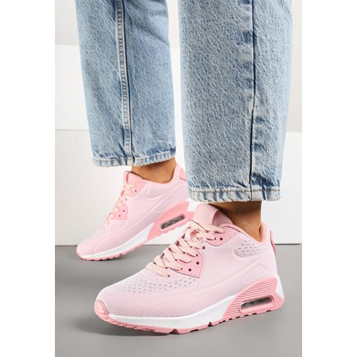 Różowe Buty Sportowe Sneakersy z Transparentną Wstawką Zulinea ze sklepu born2be.pl w kategorii Buty sportowe damskie - zdjęcie 178416105