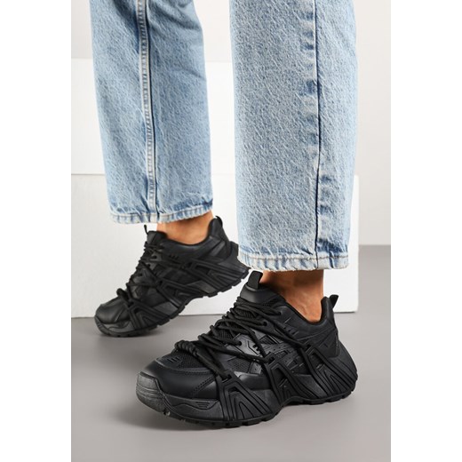 Buty sportowe damskie Born2be sneakersy sznurowane